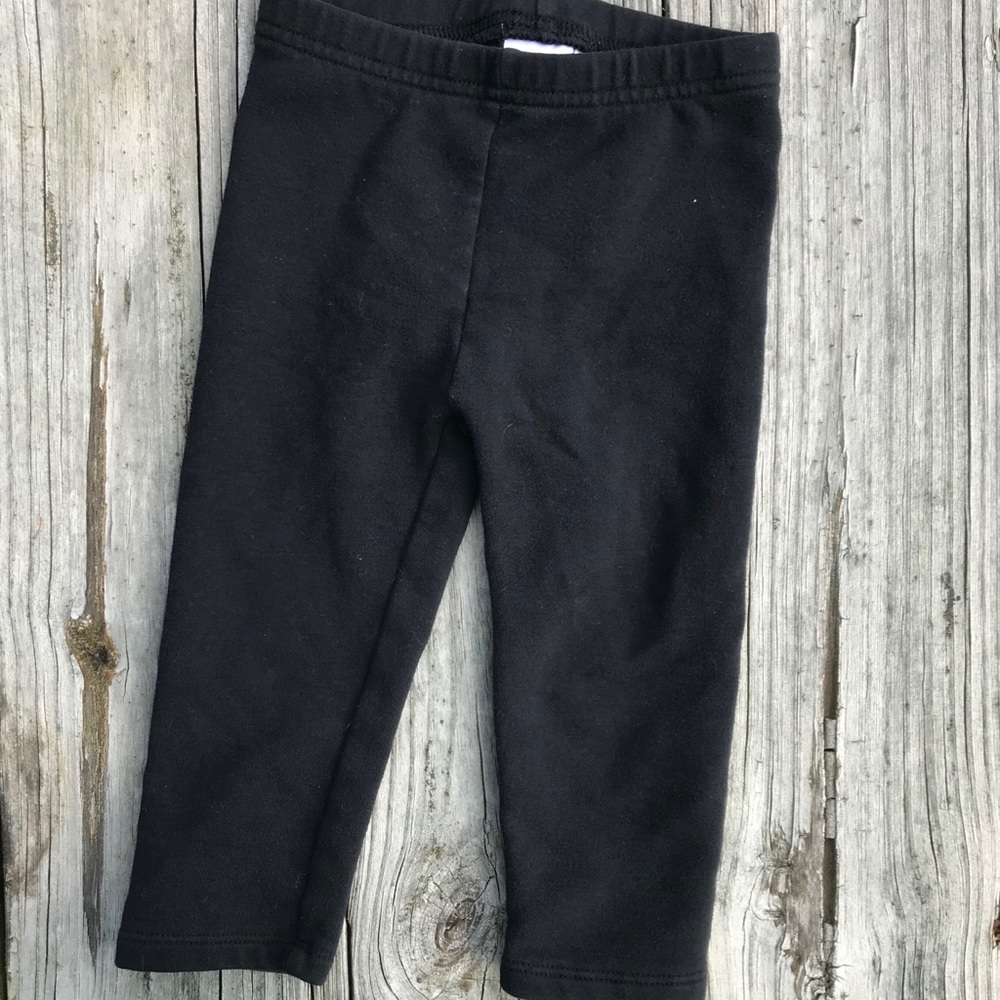 18M black pants. Heavyweight leggings